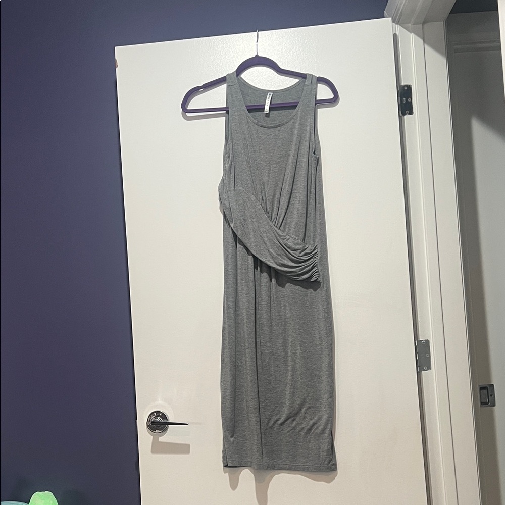 Fabletics stretchy gray Dress S
